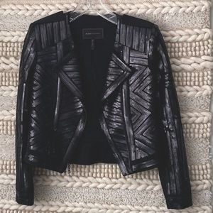 Black Sequin BCBGmaxazria Jacket